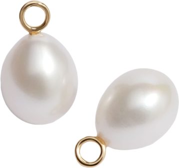 18ct Yellow Gold Pearl & Diamond Earrings