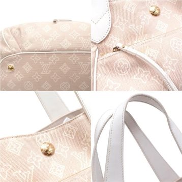 Louis Vuitton Pre-loved Sable Canvas Cabas Ipanema GM Shoulder Bag - Image 3