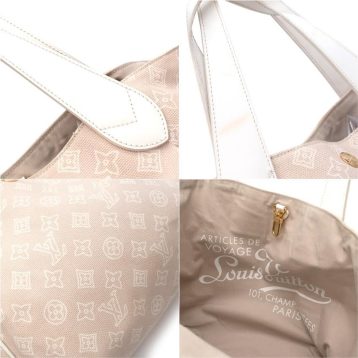 Louis Vuitton Pre-loved Sable Canvas Cabas Ipanema GM Shoulder Bag - Image 2