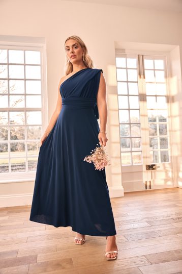 YOURS LONDON Curve Blush Pink Multiway Maxi Bridesmaid