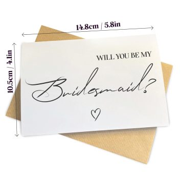 Will you be my Bridesmaid card (4 Pack) - Image 6