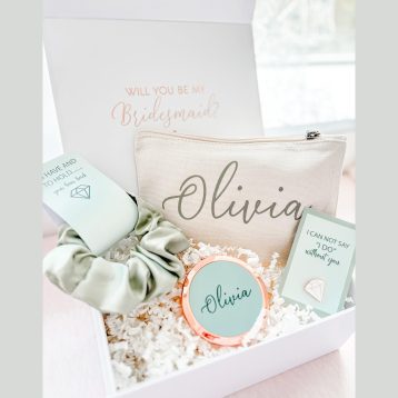 Pink Positive Personalised Filled Will you be my Bridesmaid Proposal Gift Box - Luxury Filled Bridesmaid Gift for Hen Do - Image 8