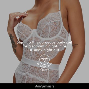 Ann Summers Hold Me Tight Body, Womens Bodysuit, Fashion Body, Lace Detail, Padded Cup - Image 7