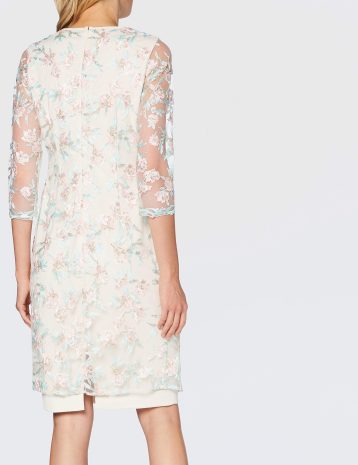 Gina Bacconi Women's Haila Mother of The Bride Dress, Turquoise/Pink, 10 - Image 3
