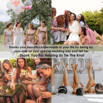 CERSLIMO Bridesmaid Gifts - 6 Pcs Bridesmaid Proposal Gifts, Tie The Knot Bracelet Maid of Honor Gifts Wedding Flower Girl Gift, Bridesmaid Proposal Jewelry Bridal Party Knot Bracelet for Women Silver - Image 2
