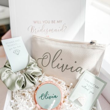 Pink Positive Personalised Filled Will you be my Bridesmaid Proposal Gift Box - Luxury Filled Bridesmaid Gift for Hen Do - Image 4