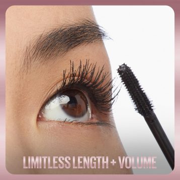 Maybelline Mascara Lash Sensational Sky High Volumizing and Thickening Eyelash Lengthening. Flake Free Formula, Mascara 01 Black - Image 5