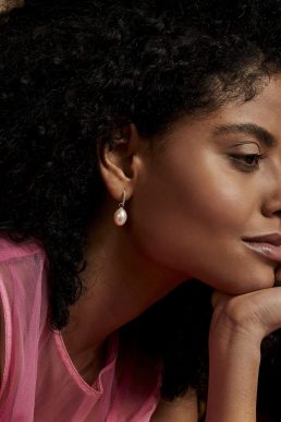 18ct Yellow Gold Pearl & Diamond Earrings