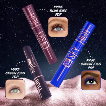 Maybelline Mascara Lash Sensational Sky High Volumizing and Thickening Eyelash Lengthening. Flake Free Formula, Mascara 01 Black - Image 3