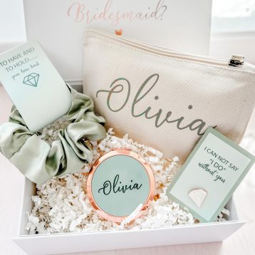 Pink Positive Personalised Filled Will you be my Bridesmaid Proposal Gift Box - Luxury Filled Bridesmaid Gift for Hen Do - Image 5