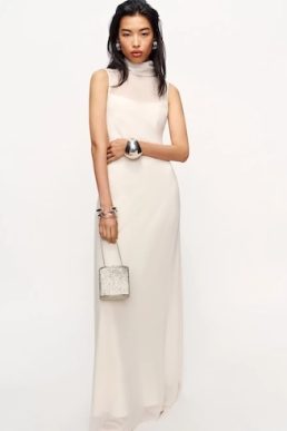 Reformation Bridal Greta Maxi Dress ivory alabaster