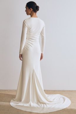 Reiss Lorna Atelier Cut-Out Rope Detail Dress White