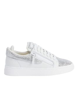 Giuseppe Zanotti, Gz94 Low-Top Sneakers Leather, 8, White