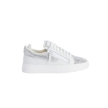 Giuseppe Zanotti, Gz94 Low-Top Sneakers Leather, 8, White