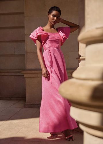 Phase Eight Rhianna Midi Dress Pink