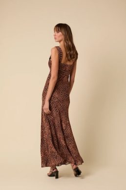 Nobody's Child Poppy Delevingne Leopard Print Coco Maxi Dress
