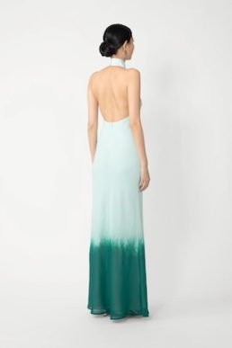Sau Lee Gianna Maxi Dress Green Multi