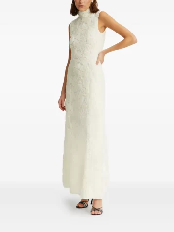 ROTATE BIRGER CHRISTENSEN floral-embroidered maxi dress