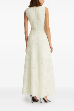 ROTATE BIRGER CHRISTENSEN floral-embroidered maxi dress