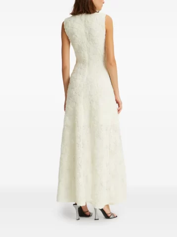 ROTATE BIRGER CHRISTENSEN floral-embroidered maxi dress