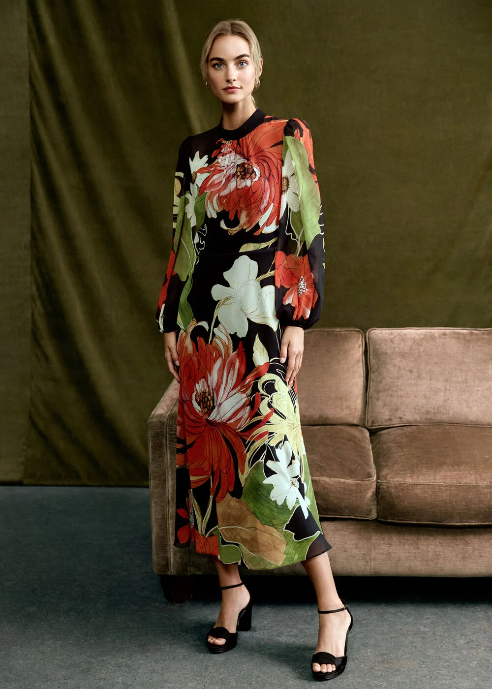 Eve Floral Maxi Dress