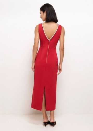 Phase Eight Milia Red Diamante Maxi Dress