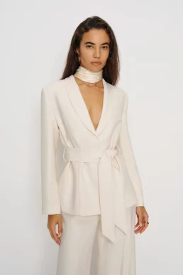 Reformation Bridal Lea Two Piece Ivory White Di Latte