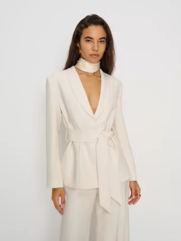 Reformation Bridal Lea Two Piece Ivory White Di Latte