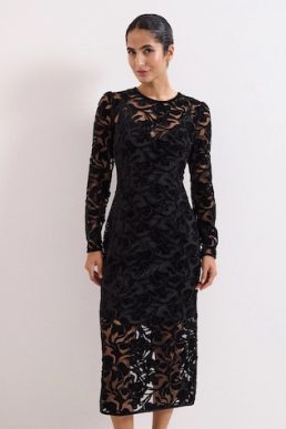 Phase Eight Viktoria Midi Dress Black