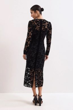 Phase Eight Viktoria Midi Dress Black