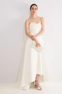 Phase Eight Meredith Satin Bridal Dress Ivory