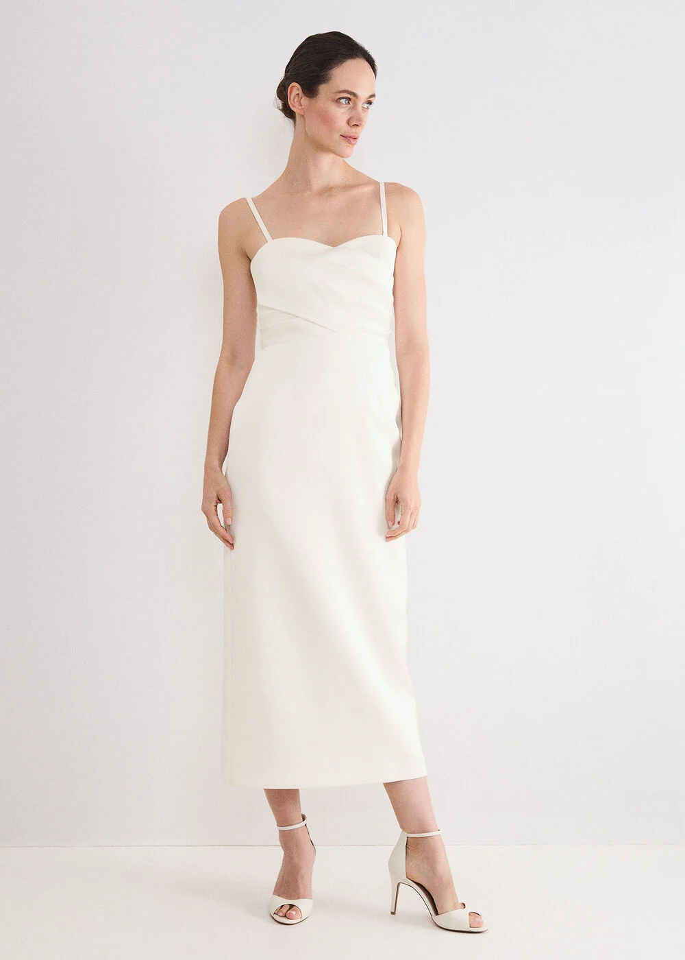 Phase Eight Meredith Satin Bridal Dress Ivory