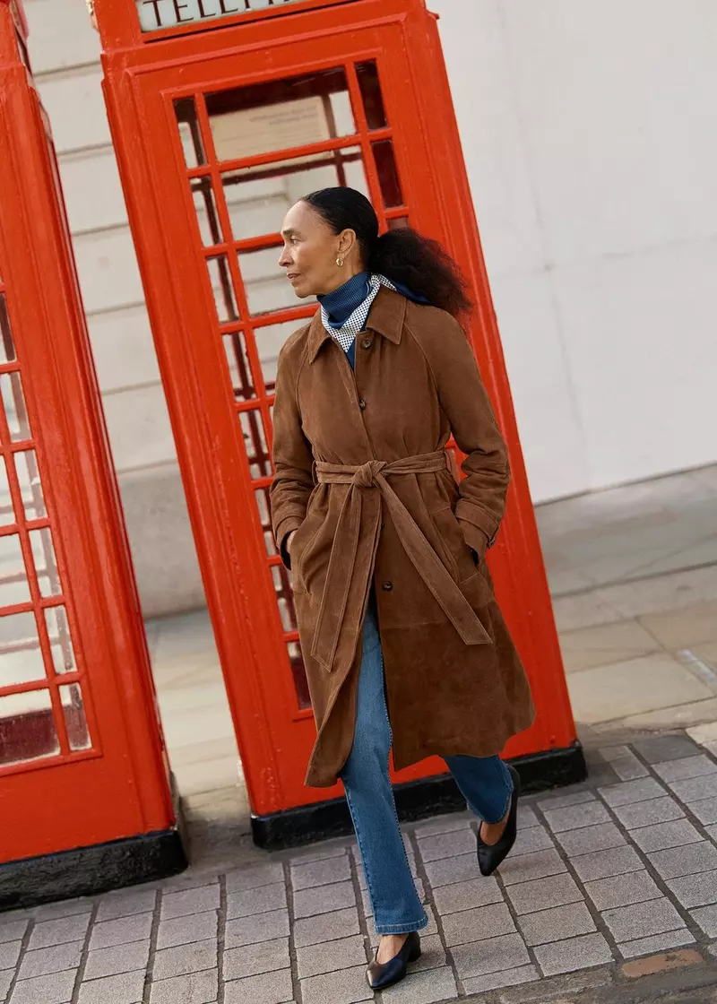 Oakley Suede Trench Coat £499