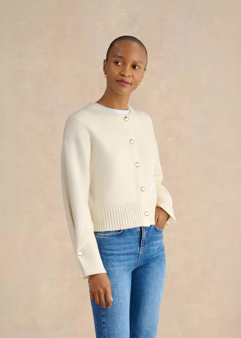 Abbott Cotton Knitted Cardigan £119