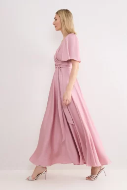 Phase Eight Abbie Maxi Bridesmaid Dress Pale Pink Blush