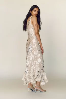 Reformation Evanthe Dress Blossom Pink blush