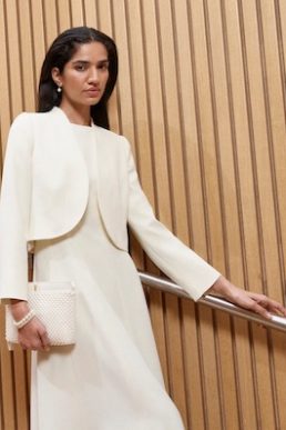 Hobbs Eliana Seam Detail Jacket Ivory
