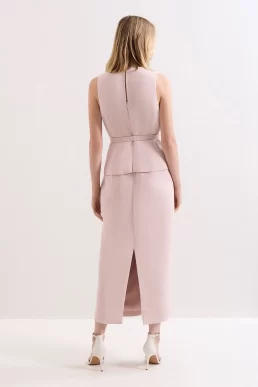 Phase Eight Hilda Midaxi Dress Pink Blush