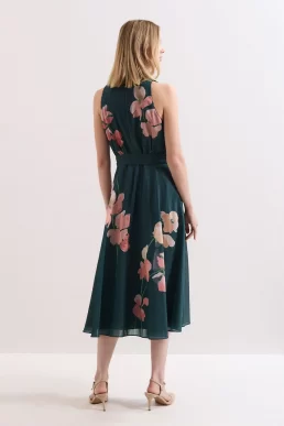 Phase Eight Lucinda Midi Dress Green Multi