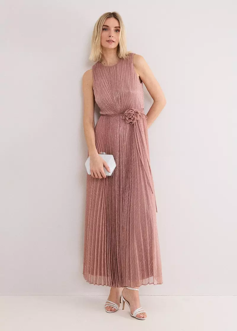 10015320785-01-simara-plisse-maxi-dress Simara Plisse Dress