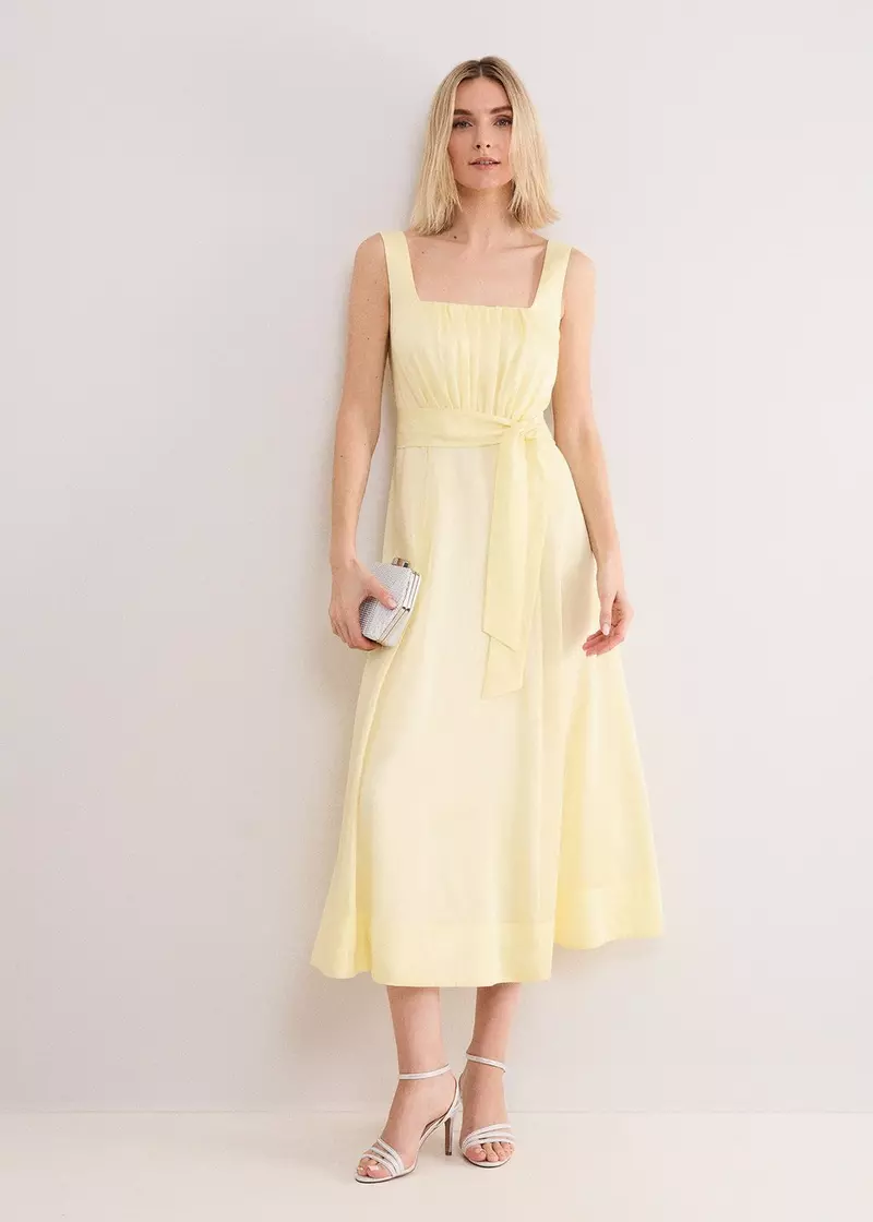 10017660517-01-zahira-pale-yellow-square-neck-midaxi-dress Zahira Midi Dress