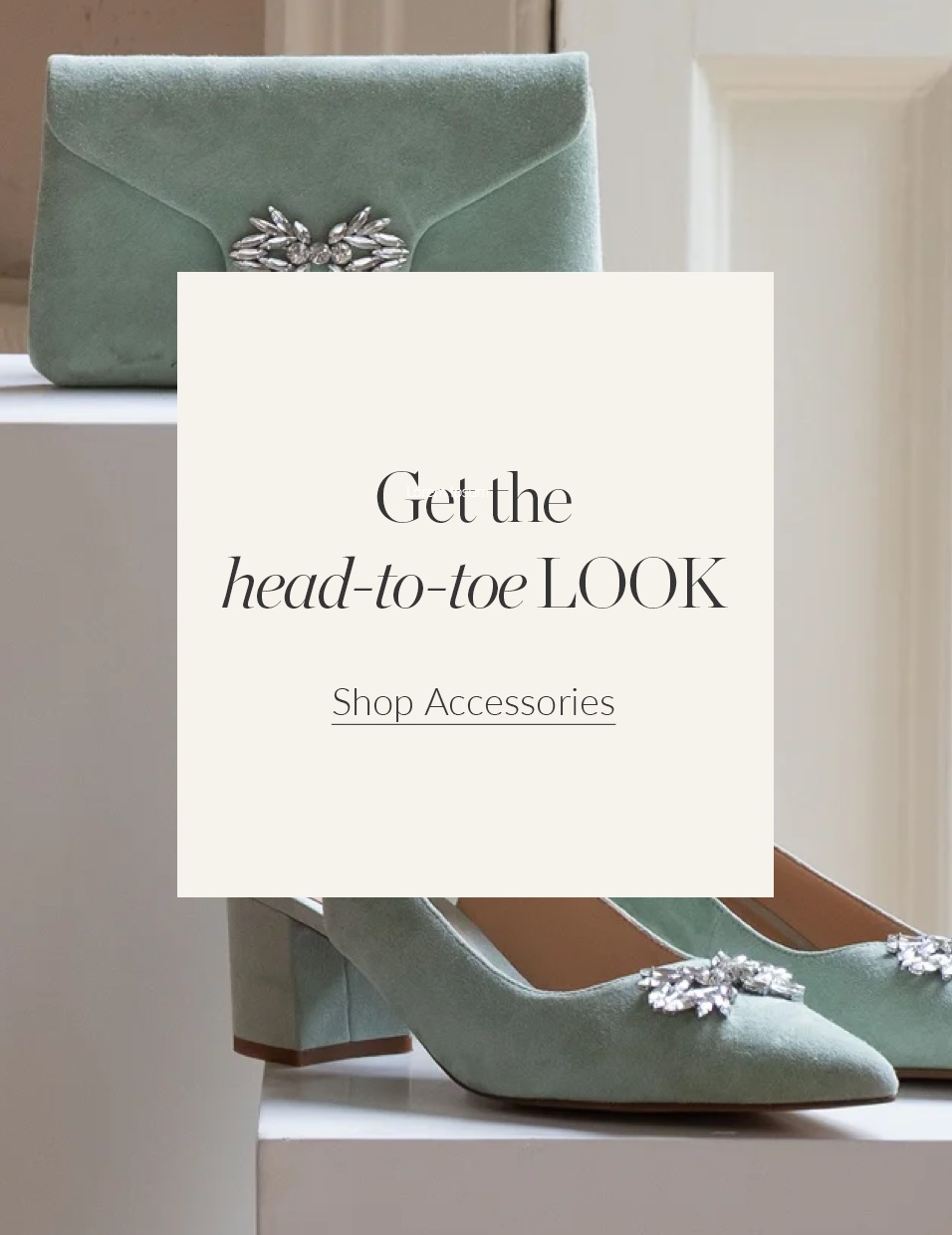 head-to-toe Sparkle Block Heel