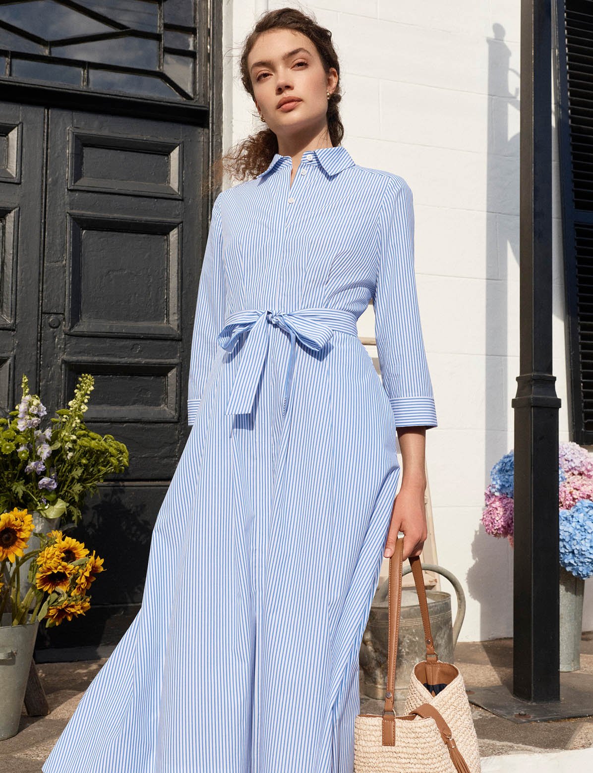 nav-02 Jane Shirt Stripe Dress