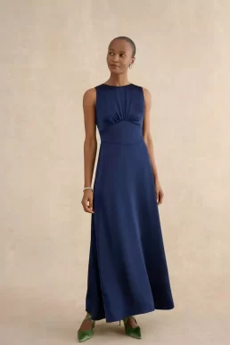 Hobbs Jemma Maxi Dress Navy Dress