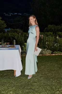 sage green Hobbs Jemma Maxi Dress Sage Green