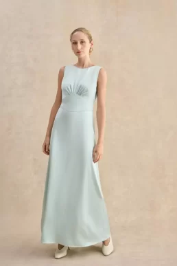 sage green Hobbs Jemma Maxi Dress Sage Green