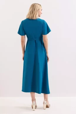 Phase Eight Julissa Blue Wrap Dress Blue
