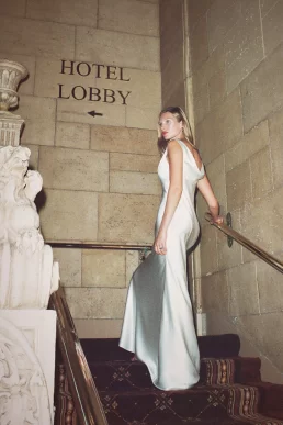 Reformation Ceres Silk Maxi Dress Ivory