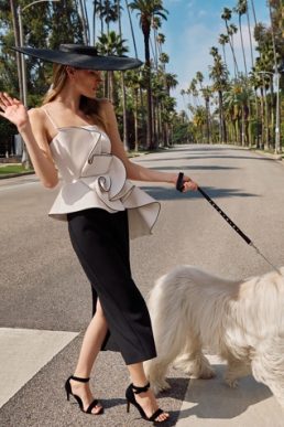 Phase Eight THE GOODWOOD EDIT Tulia Maxi Dress Monochrome