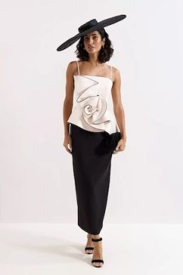 Phase Eight THE GOODWOOD EDIT Tulia Maxi Dress Monochrome